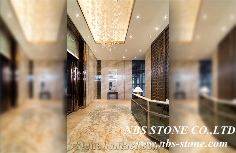 Provence Marble Slabs & Tiles, Gold Light Emperador Marble Slabs, Provence Marble Project