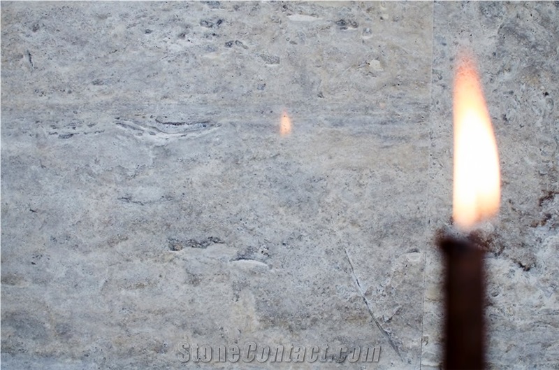 Alm Plateado Silver Travertine Tiles & Slabs, Grey Travertine Flooring Tiles, Walling Tiles