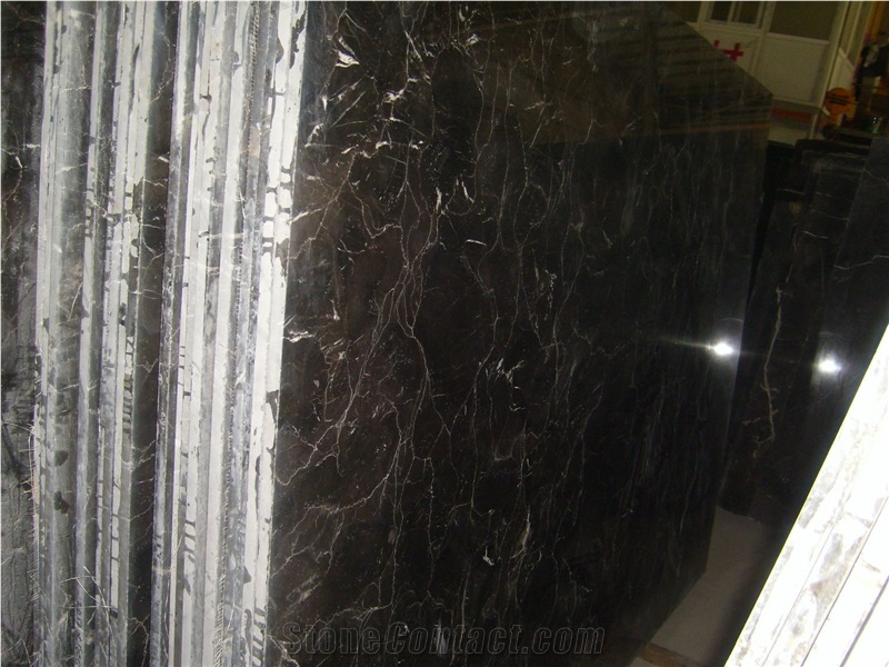 Dark Emperador Slabs & Tiles, China Brown Marble