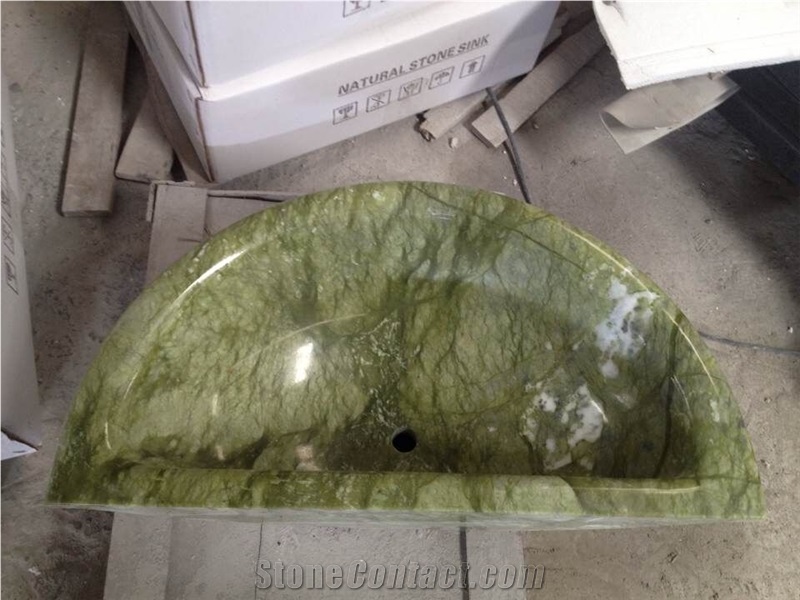 Ming Green Marble Basins & Sinks