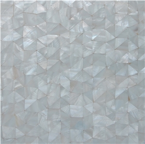 Natural Shell Beautiful Cross"S Feet Mosaic