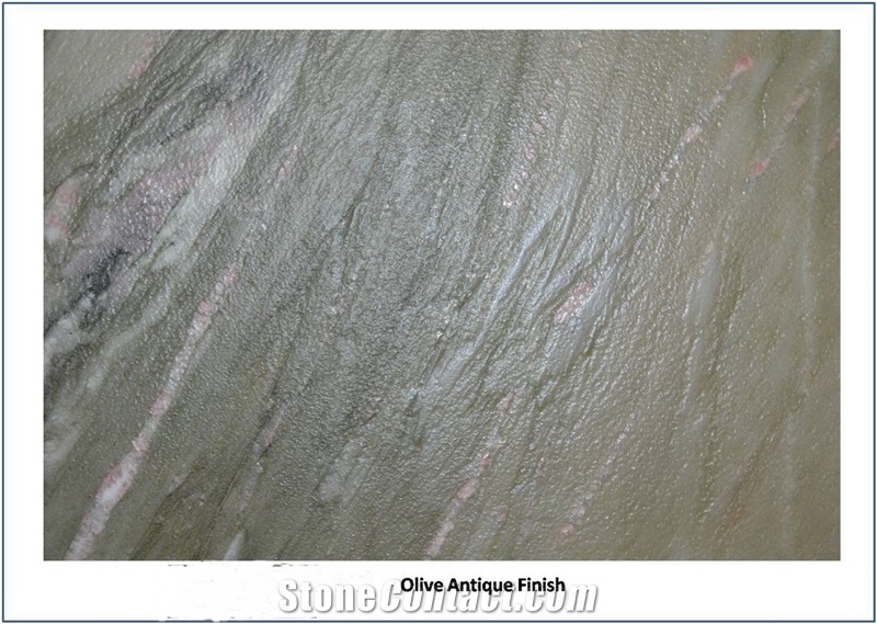 Olive Green Marble Tiles and Slabs