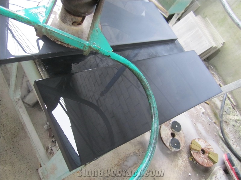 Pure Black Marble Tiles and Slabs