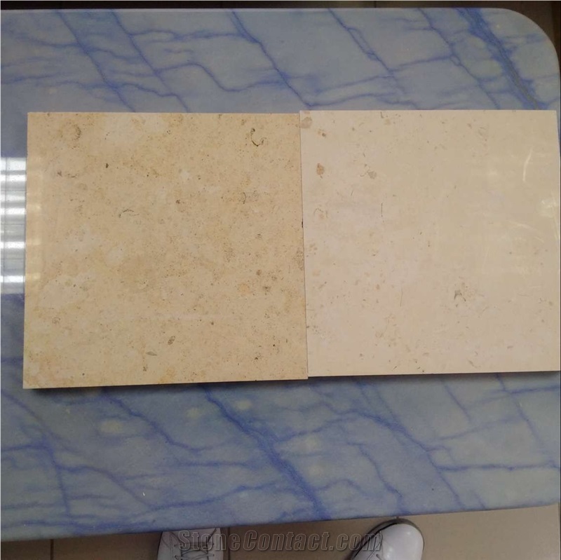 Desert White Limestone Slabs & Tiles, Egypt White Limestone