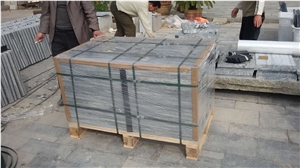 Hot Sale-G302 Grey Wooden Vein Granite Tiles &Slabs,Nero Santiago Granite Tiles for Building Design /Wall Cladding Tiles
