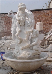 Pure White Marble Angel Statue