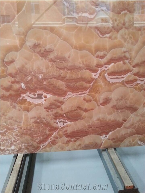 Brown Onyx Polished Slabs & Tiles, Iran Brown Onyx Slabs for Niche Wall, Special Pattern Interesting Brown, Red Onyx