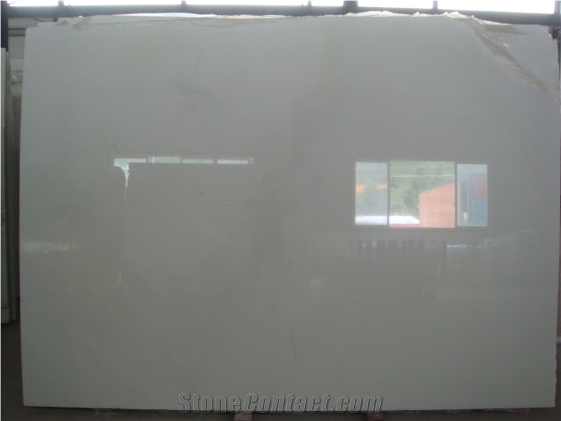 Hunan Pure White Marble Polished Slabs & Tiles, China White Marble Slabs for Wall and Floor, Cheap Pure White Marble