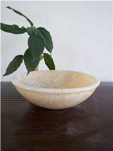 Natural Black Marble Wash Sinks & Basins, Round Sink, Wash Basin