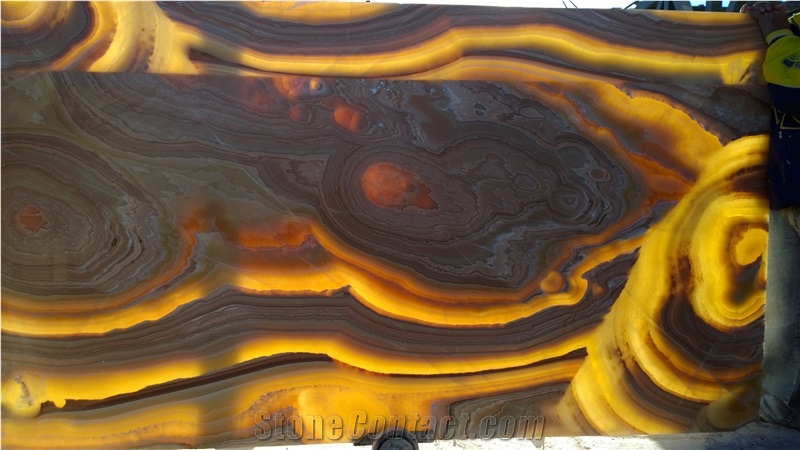 Red Dragon Fantastico Onyx Slabs & Tiles, China Red Onyx