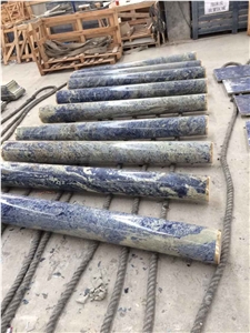 Blue Marble, Blue Sodalite Roman Columns