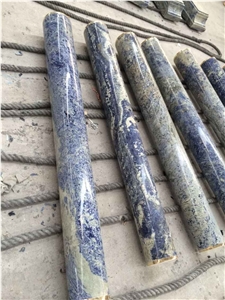 Blue Marble, Blue Sodalite Roman Columns