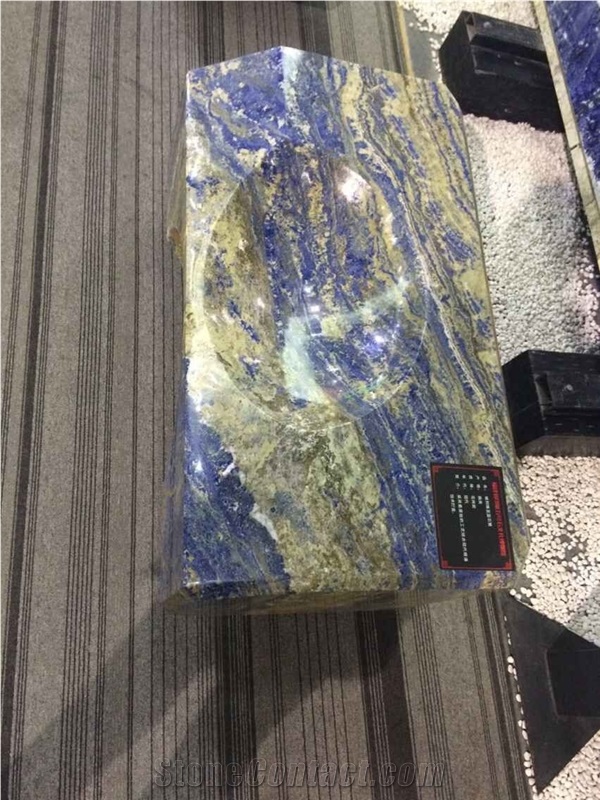 Blue Marble, Blue Sodalite Roman Columns