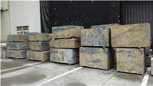 Blue Sodalite Granite Block, Bolivia Blue Granite