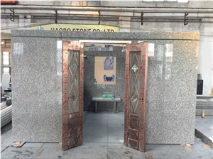 Walk in G664 Granite Mausoleum, Mausoleum 6 Crypts