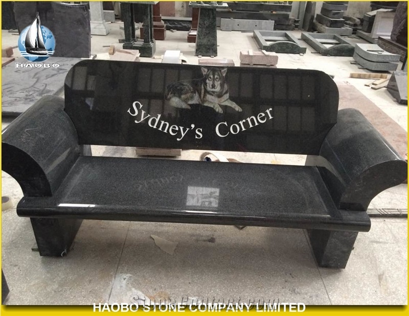 Wanxia Red Marble Garden Bench, Sunglow Red Marble Bench
