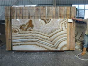 2015 New Product Faraon Onyx Slabs & Tiles
