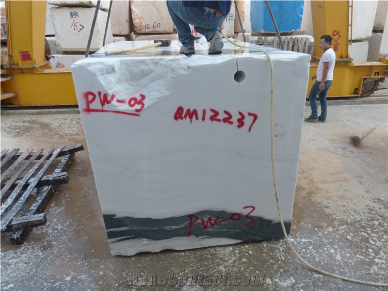 China Panda White Marble Block