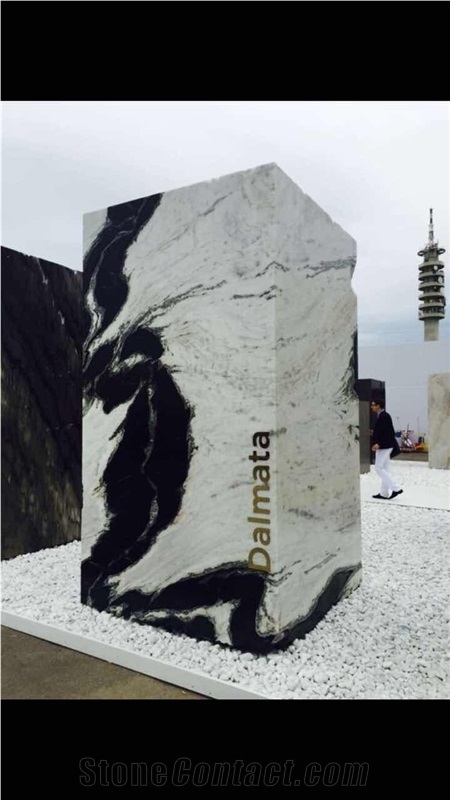 New and Raw Natural White Marble Blocks for Panda White