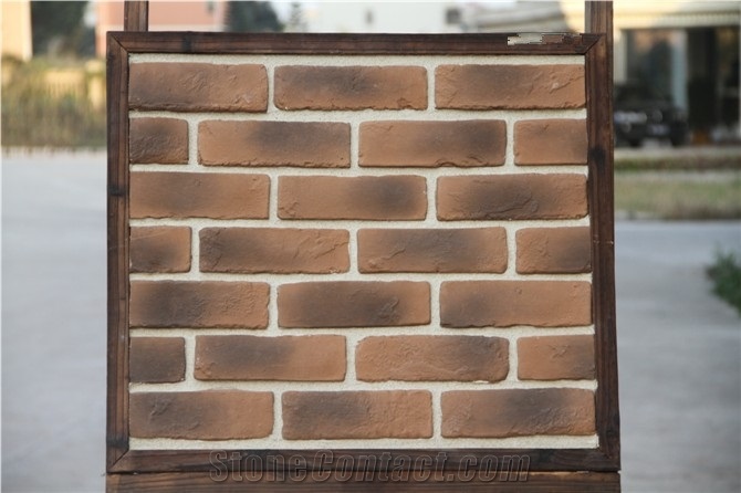 Yellow Artificial Cultured Stone, Wall Cladding, Stacked Stone Veneer Clearance