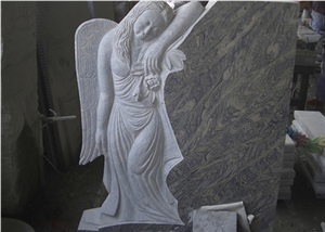 Angel Tombstone&Monument,China Granite Tombstone,China Grey Granite Tombstone&Monument Design,Western Style Monuments&Tombstones,Jewish Style Monuments&Tombstones
