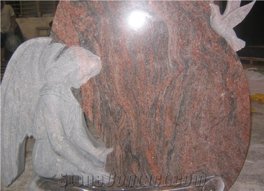 Angel Tombstone&Monument,China Red Granite Tombstone,China Stone Tombstone&Monument Design,Western Style Monuments&Tombstones,Jewish Style Monuments&Tombstones