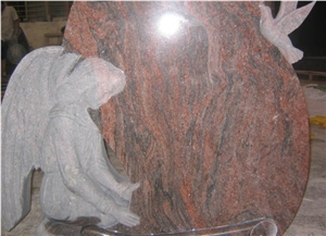 Angel Tombstone&Monument,China Red Granite Tombstone,China Stone Tombstone&Monument Design,Western Style Monuments&Tombstones,Jewish Style Monuments&Tombstones