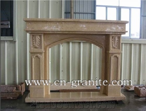 Beige Marble Fireplace,Beige&Yellow Stone Firepalce,China Beige Fireplace,Fireplace Design Ideas,Fireplace Decorating&Remodelings,Fireplace Insert，Fireplace Cover,Fireplace Accessories,