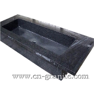China Black Granite Sinks & Basins, Granite Kitchen Basins & Sinks, Washing Bowls
