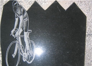 China Black Stone Tombstone&Monument Design,Western Style Monuments&Tombstones,European&America Style Monuments&Tombstones