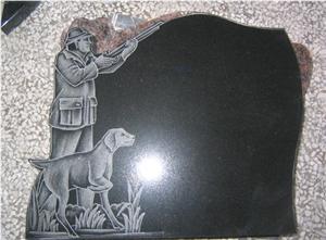 China Black Stone Tombstone&Monument Design,Western Style Monuments&Tombstones,European&America Style Monuments&Tombstones