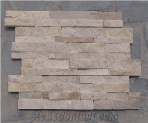 China Brown Travertine Cultured Stone/Stone Wall Panel,Travertine Cultrured Stone Panles,Travertine Stone Wall Cladding,Trvaertine Stone Flooring&Wall Covering,