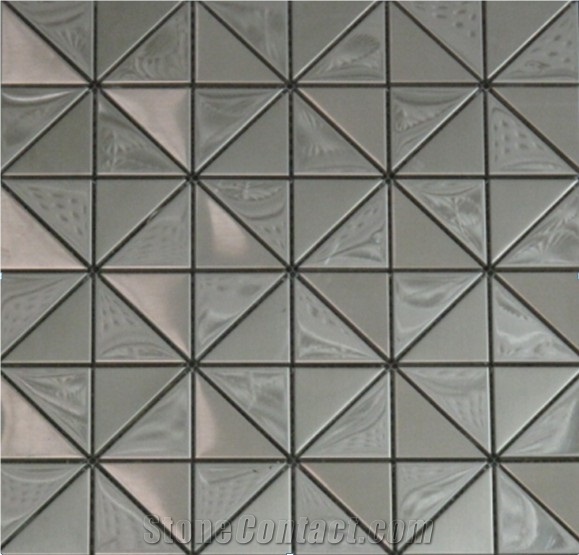 China Factory New Silver Polished Mental Mosaic Stianless Steel Mosaic for Inner Decoration，Wholesaler-Xiamen Songjia