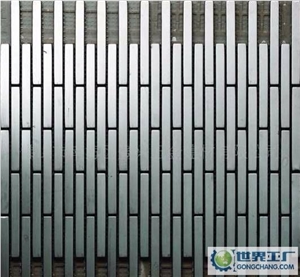 China Factory Price Metal Mosaic Tile for Floor Paving and Wall Cladding,Silver Color Stainless Steel Mosaic Design,Wholesaler-Xiamen Songjia