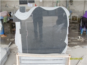 China Granite Tombstone,China Grey Granite Tombstone&Monument Design,Western Style Monuments&Tombstones,Jewish Style Monuments&Tombstones,Russia, G654 Tombstone,Polished Grey Monument
