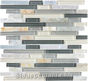 China High Quanlity Glass Mosaic,Crystal Slate,Wholesalert-Xiamen Songjia