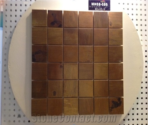 China Mosaic Factory, Brown Slate Mosaic for Floor Paving and Wall Cladding,Western Style Bathroom Floor Paving,Wholesaler-Xiamen Songjia