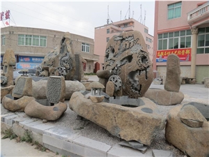 China Natural Stone Garden Fountain Design for Garden Decoration,Wall Mounted Exterior Fountain,Quarry Owner-Xiamen Songjia