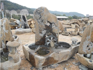 China Natural Stone Garden Fountain Design for Garden Decoration,Wall Mounted Exterior Fountain,Wholesaler-Xiamen Songjia