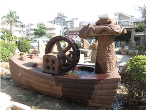 China Natural Stone Garden Fountain Design for Garden Decoration,Wall Mounted Exterior Fountain,Wholesaler-Xiamen Songjia