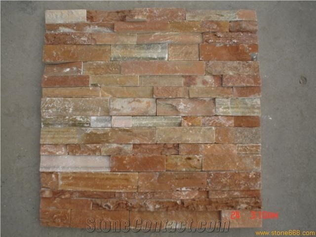 China Naturla Rusty Slate Stone Tiles,Rusty Cultured Stone Wall Cladding&Wall Decor&Wall Panels,,Yellow Cultured Stone Wall Tiles,Hebei Culltured Stone Wall Veneer,Stacked Stone Veneer,Corner Stone