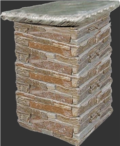 China Naturla Rusty Slate Stone Tiles,Rusty Cultured Stone Wall Cladding&Wall Decor&Wall Panels,,Yellow Cultured Stone Wall Tiles,Hebei Culltured Stone Wall Veneer,Stacked Stone Veneer,Corner Stone