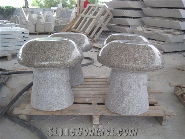 China Red Granite Chairs&Bench,Garden Benchs&Chairs,Outdoor Chairs&Benches,Mushroom Style Stone Chairs,Table Sets,Park Benches,Exterior Furniture,Cheap Price Of Chairs&Bench,Natural Stone Chairs&Bench