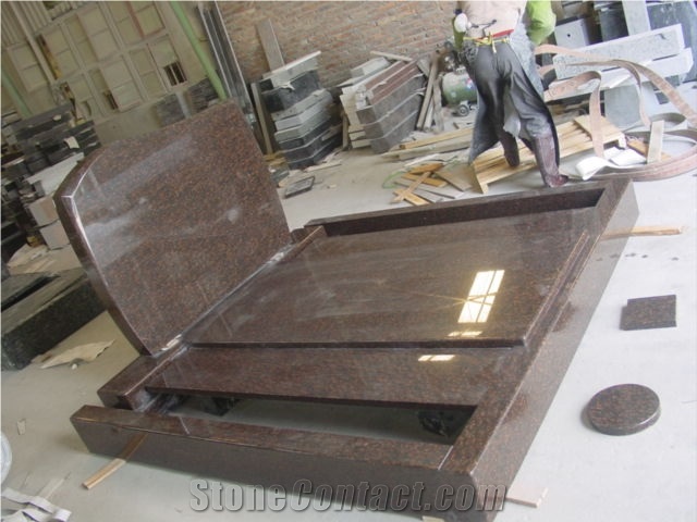 China Red Granite Monuments Headstones Tombstone,Wholesaler-Xiamen Songjia