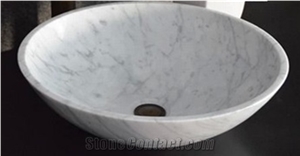 China White Marble Sinks & Basins, Pure White Stone Wash Basins & Sinks, Bathroom Wash Basins & Sinks, Kichen Sinks, Vessel Sinks, Oval Basins