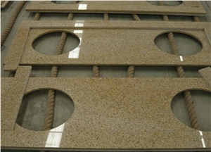 China Yellow Granite Kichen Countertops,G682 Rusty Granite Cuntertops,Kichen Bar Tops,Kichen Worktops&Islandtops,