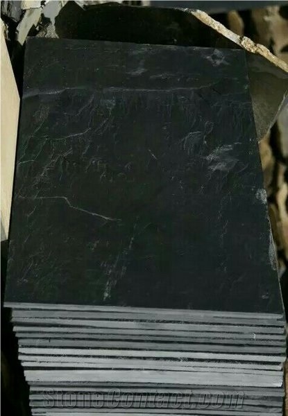 Dark Grey Slate Tiles,Natural Slate Tiles, 1.5-2cm Thick Slate Tiles