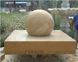 Fountain Ball, Fengshui Ball Fortune Ball, Red Granite Fountain,Garden Water Fountain,Red Stone Water Fountain, Polished Ball Fountain, Exterior Sculptured Fountain,Outdoor Sculptured Fountains