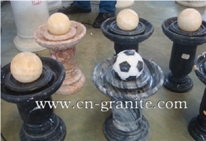 Fountain Ball, Fengshui Ball Fortune Ball, Red Granite Fountain,Garden Water Fountain,Red Stone Water Fountain, Polished Ball Fountain, Exterior Sculptured Fountain,Outdoor Sculptured Fountains