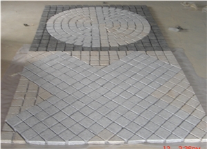 G682 Meshed Cube Stone,Yellow & Rusty Granite Cube Stone,Granite Paving,Yellow Granite Cube Stone,Driveway Paving Stone,Rusty Granite Cube Stone,Cobble Stone,Paving Sets,Courtyard Road Pavers